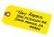 Avery Unstrung Shipping Tags, 11.5 pt. Stock, 4-3/4" x 2-3/8", 1,000 Yellow Hang Tags (12325)